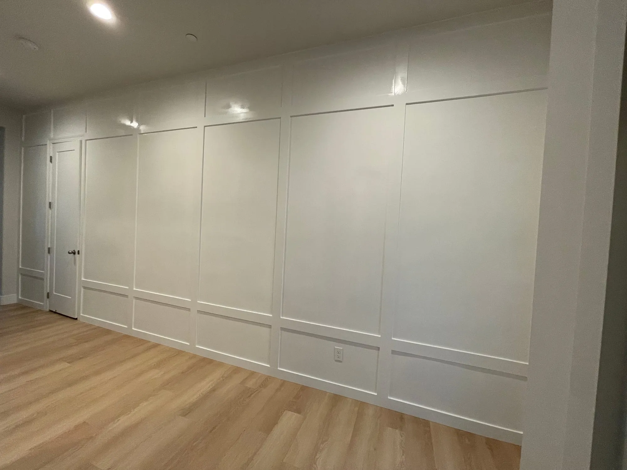 Finished custom paneling project by PrimeSpec Construction